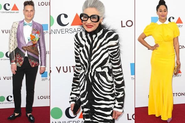 El 35 de aniversario del Museo Contemporáneo de Los Ángeles MOCA reunió a las celebridades más excéntricas de la ciudad y aquí te traemos las fotos.