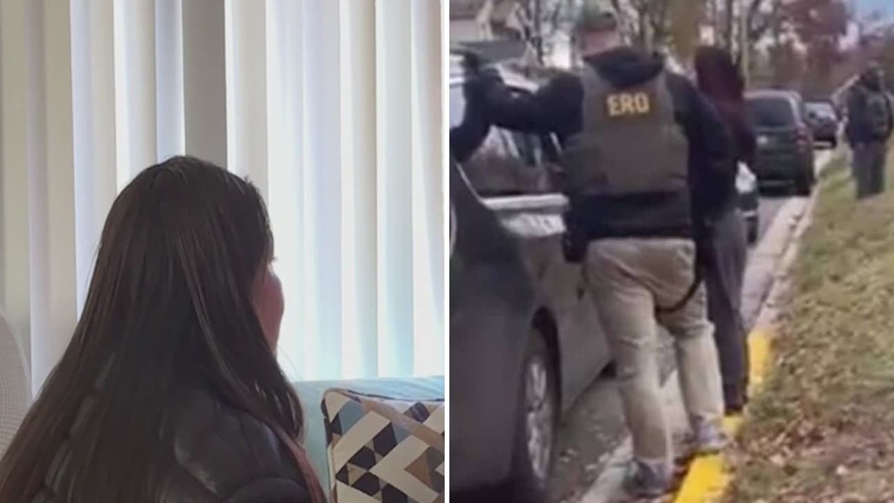 Madre salvadoreña de 4 niños vuelve con su familia tras ser detenida por ICE