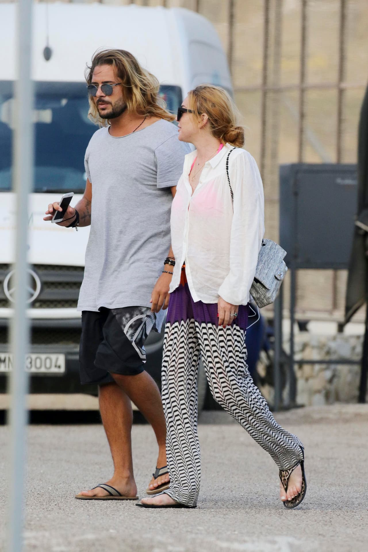 Lindsay y Dennis Papageorgiou en Grecia.
