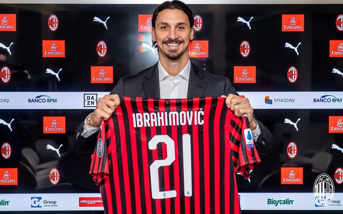 Presentan a Zlatan Ibrahimovic con AC Milan