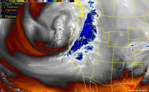 Río atmosférico trae fuertes lluvias, nevadas, vientos y amenaza de inundaciones en el sur de California