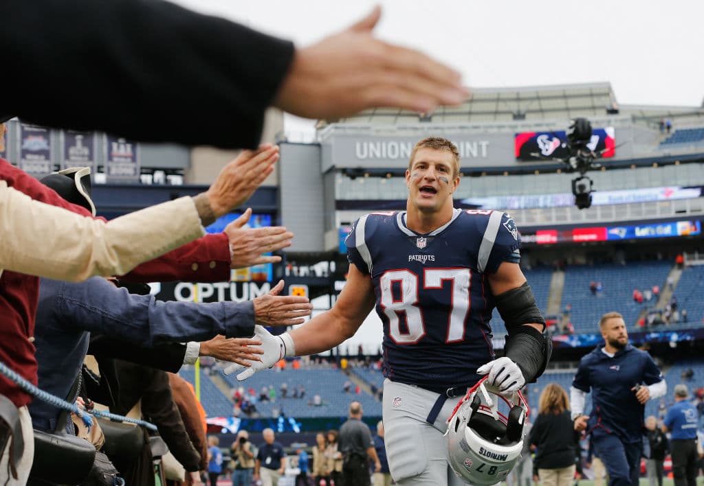 10)
<b>Rob Gronkowski</b>. El estelar ala cerrada de los Patriots capturó siete pases para 123 yardas con un touchdown en la victoria de New England sobre Houston por 27-20.