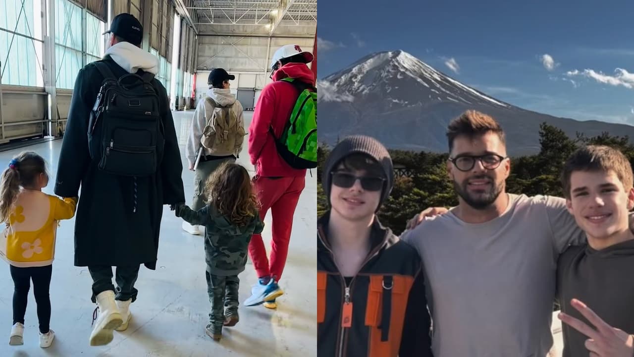 Ricky Martin de fiesta toda la semana por el cumpleaños 18 de sus mellizos