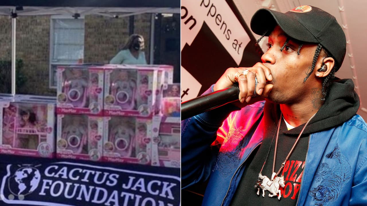 El rapero Travis Scott da más de 2,000 regalos a niños en Houston tras la tragedia del Astroworld