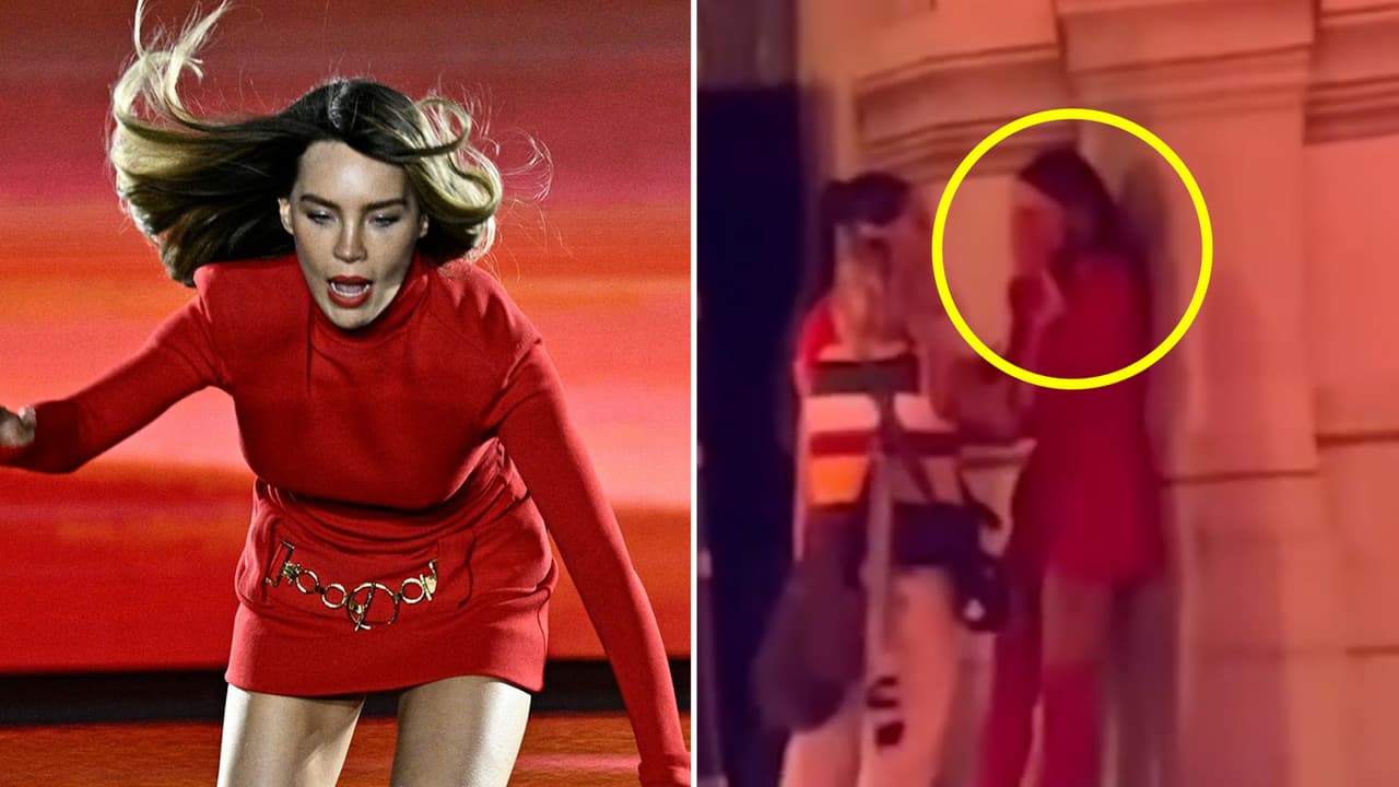 Captan a Belinda supuestamente llorando desconsolada tras su caída en una pasarela: video
