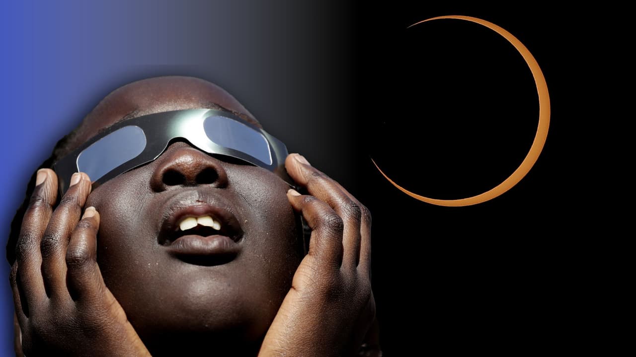 Advertencia de seguridad: Lentes seguros para ver el Eclipse Total de Sol 2024.