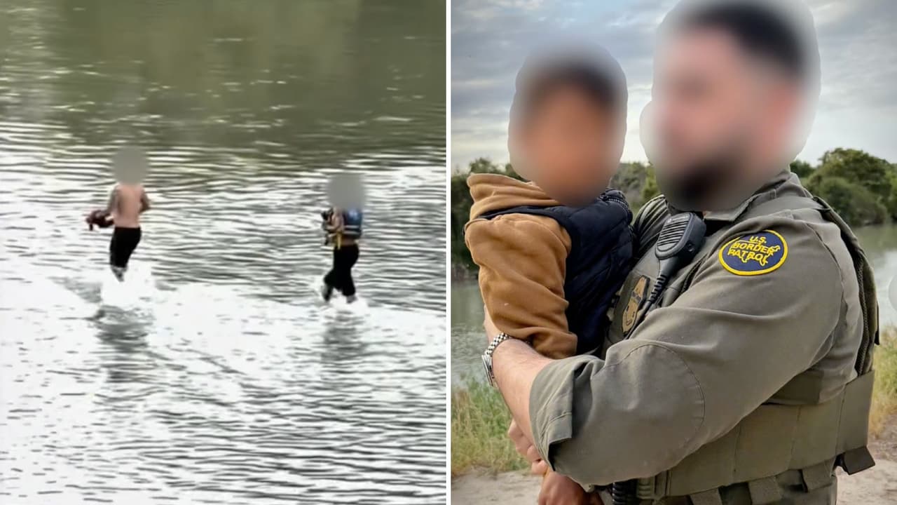 Niño inmigrante de 2 años es abandonado por traficantes a la orilla del Río Bravo