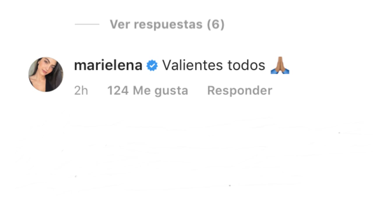 Los mensajes de apoyo a Chiqui, como se le conoce mayormente, no se hicieron esperar. Una de las primeras fue su hija Marielena Dávila, quien también hizo referencia a la valentía del equipo de Univision Noticias.