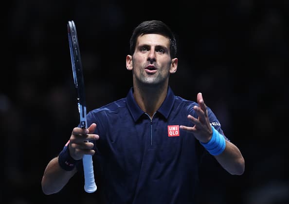 Novak Djokovic vence a David Goffin y acaba invicto en su grupo del Masters