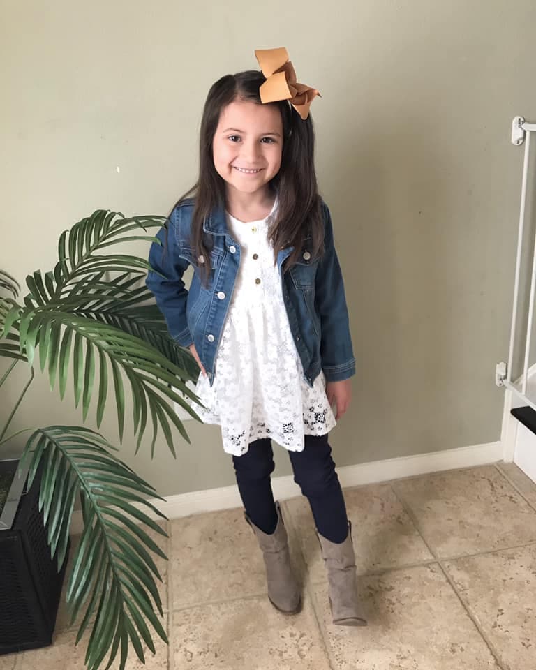 Itzel Alanis envía esta foto de su niña.