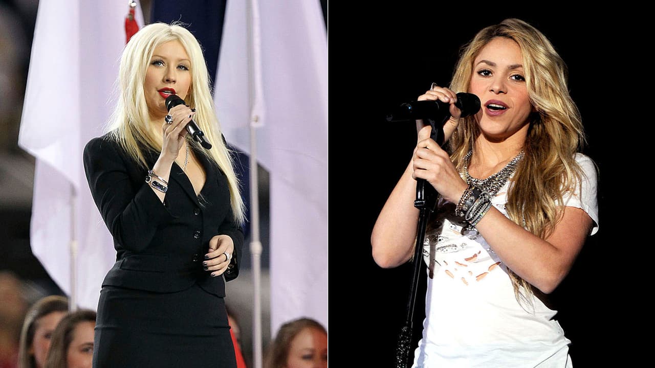 En el ámbito internacional, algunos recordarán que Shakira se equivocó en el himno de Colombia durante una Cumbre de Américas y Christina Aguilera confundió una línea del himno estadounidense en el SuperBowl del 2011.