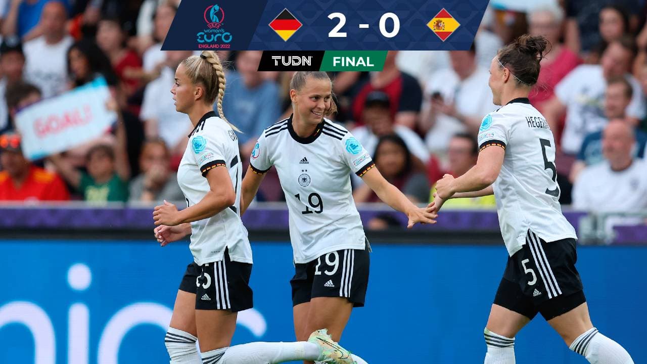 Alemania provecha errores de España y alcanza la cima del Grupo B en la Euro Femenina