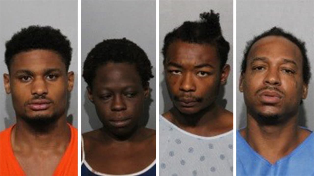 La Policía difundió fotografías de cuatro de las cinco personas acusadas por el ataque a puñaladas en CTA.