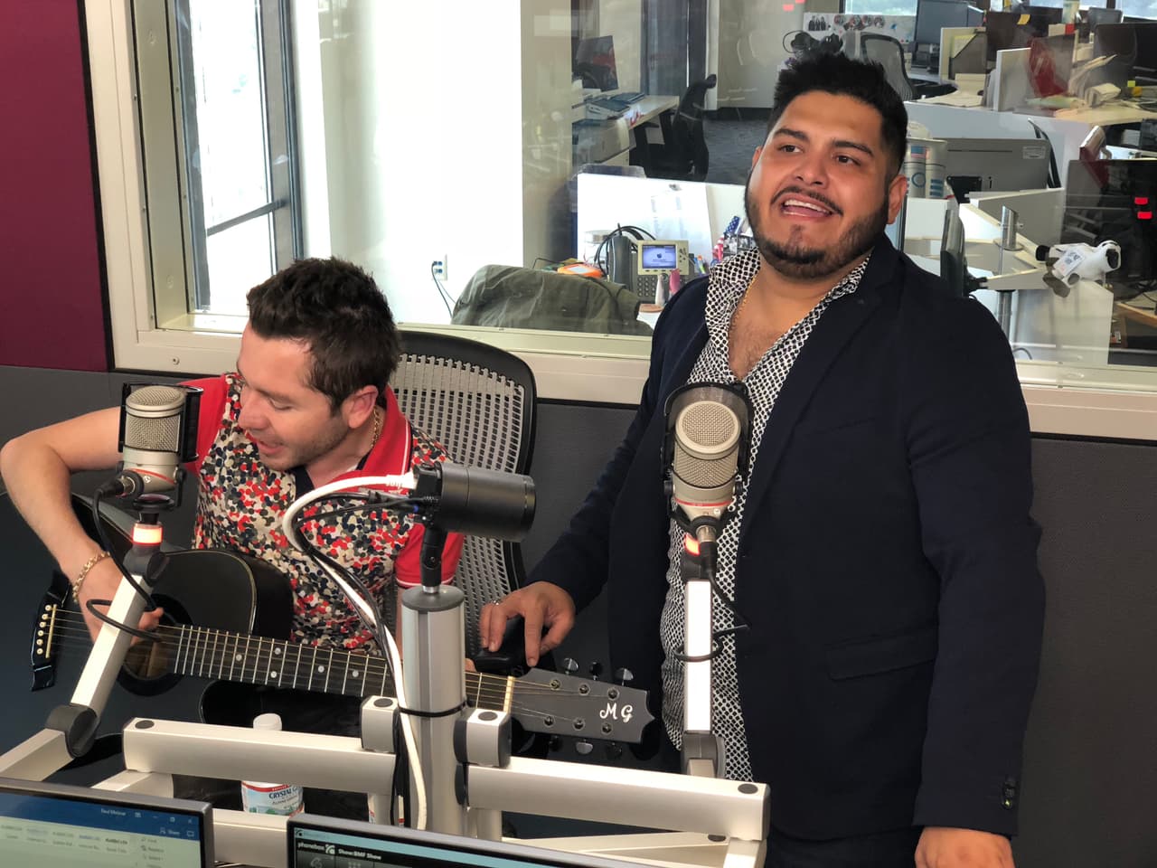 Los vocalistas de La Adictiva también fueron retados con preguntas de historia y fútbol.