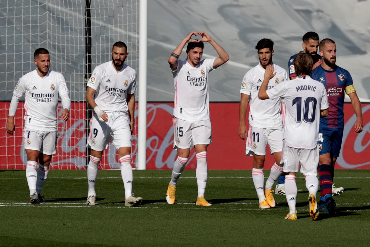 Real Madrid goleó al Huesca en La Liga | Hazard, Benzema y Valverde marcaron las dianas madrileñas en el Alfredo Di Stefano para terminar 4-1.
