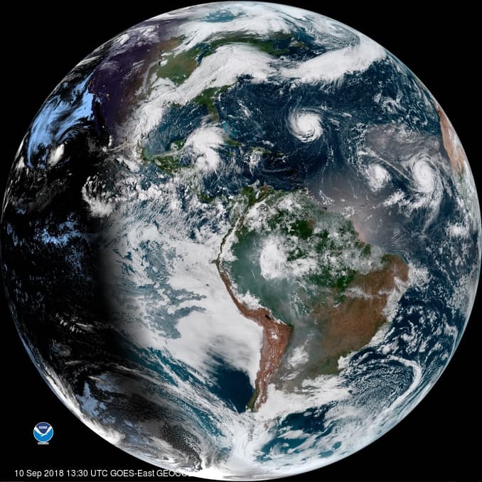 Imágenes desde el espacio: así se ve el reflejo del Sol sobre la Tierra a lo largo del año