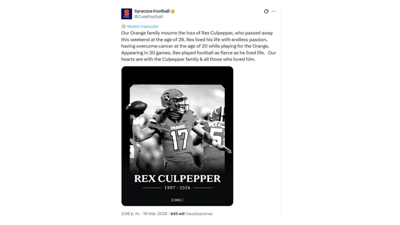 Así se reportó la muerte de Rex Culpepper.