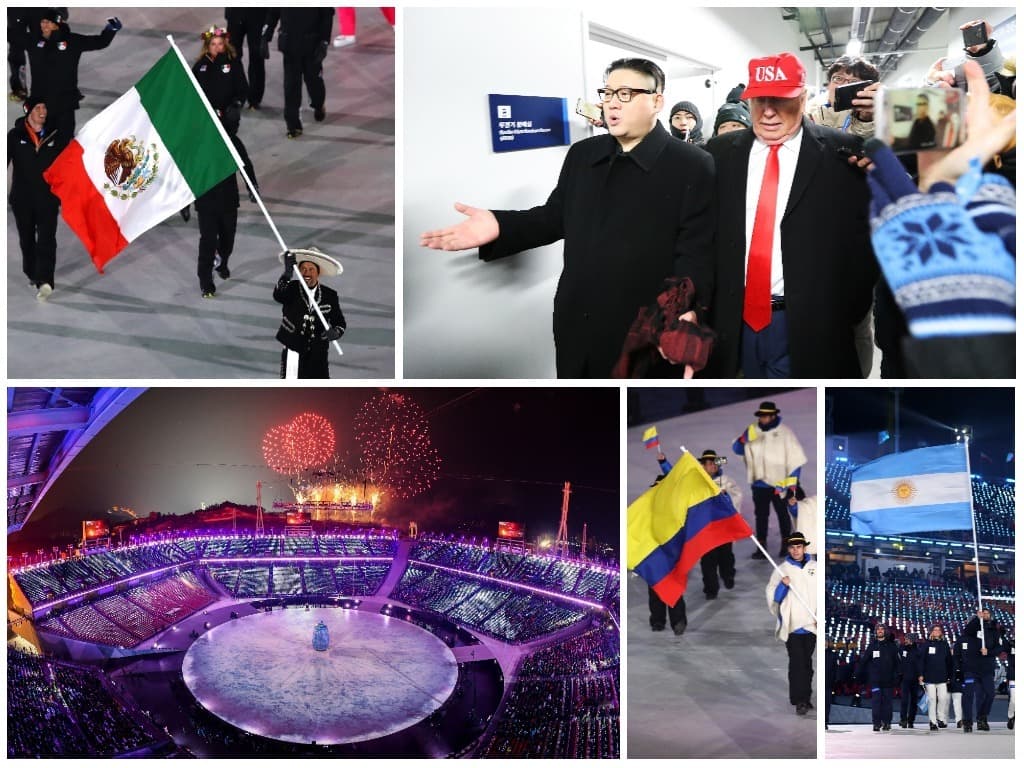 Con el lema de La Paz, la organización surcoreana dio inicio a las justas de invierno este viernes en una ceremonia de altura.