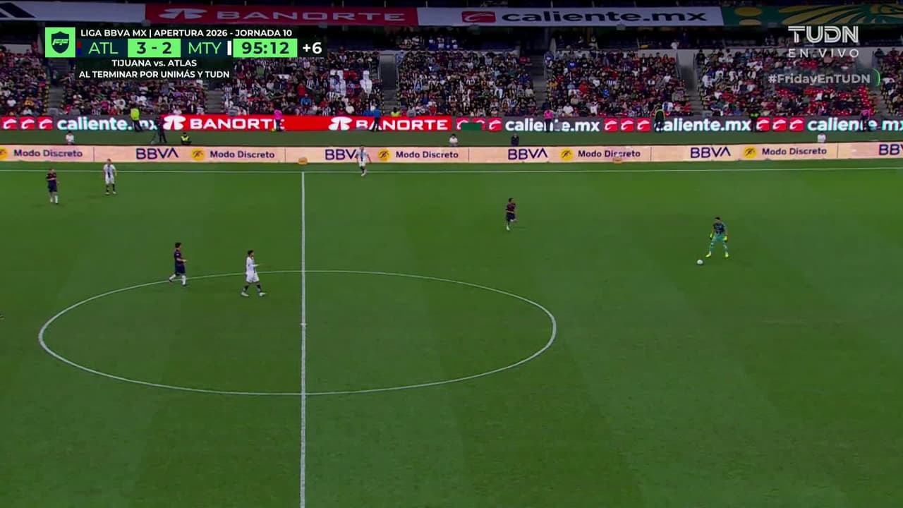 ¡GOL!  anota para Atlante. Jhojan Julio