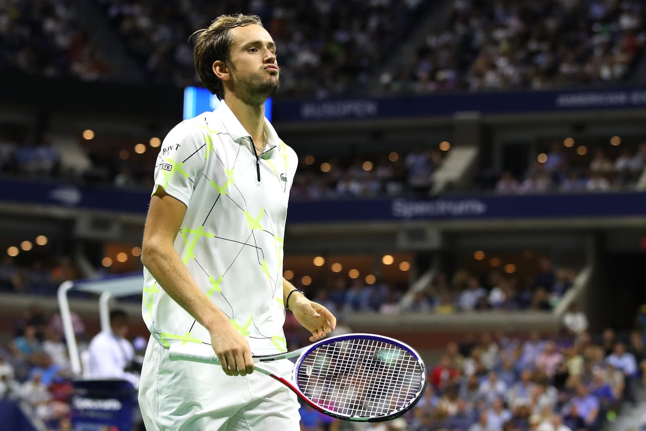 Daniil Medvedev no pudo lograr el objetivo de vencer al español en la final del US Open.