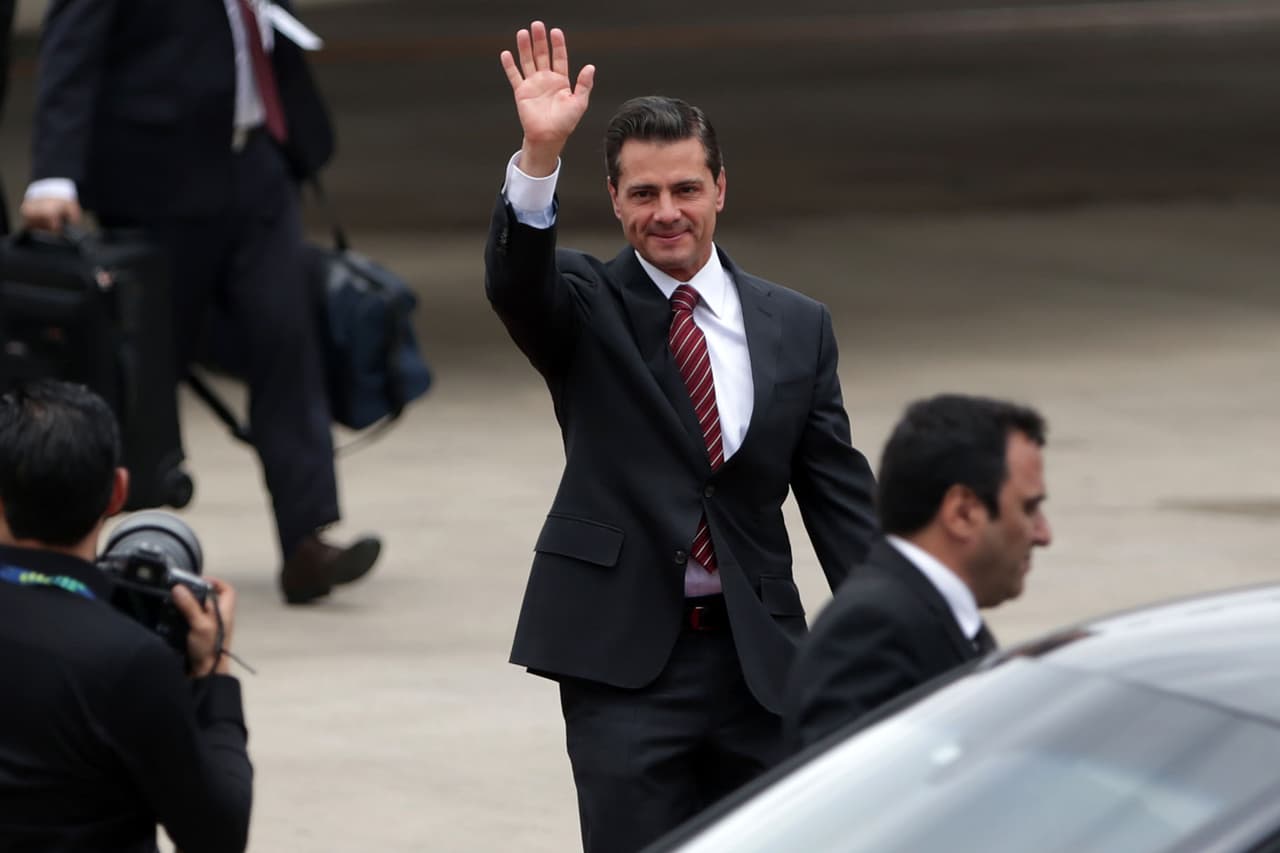 El expresidente mexicano Enrique Peña Nieto, en 2018.