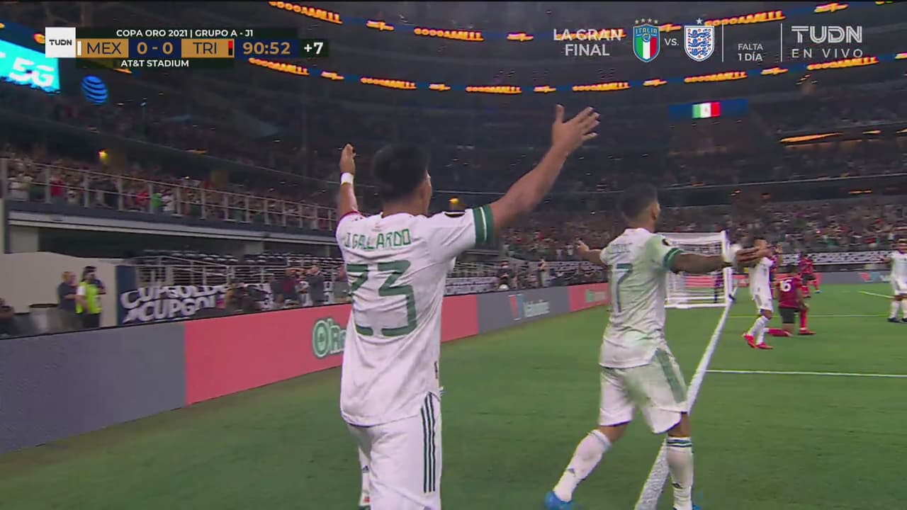 ¡Se ahoga el grito de gol! México marca y Funes Mori está en offside