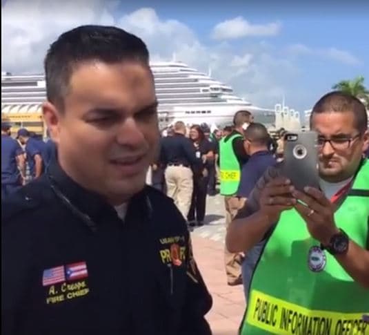 Angel Crespo agradeció a todas las agencias por la pronta acción y por llevar a cabo el protocolo para poder atender el incendio y sobre todo "proteger a las personas involucradas".