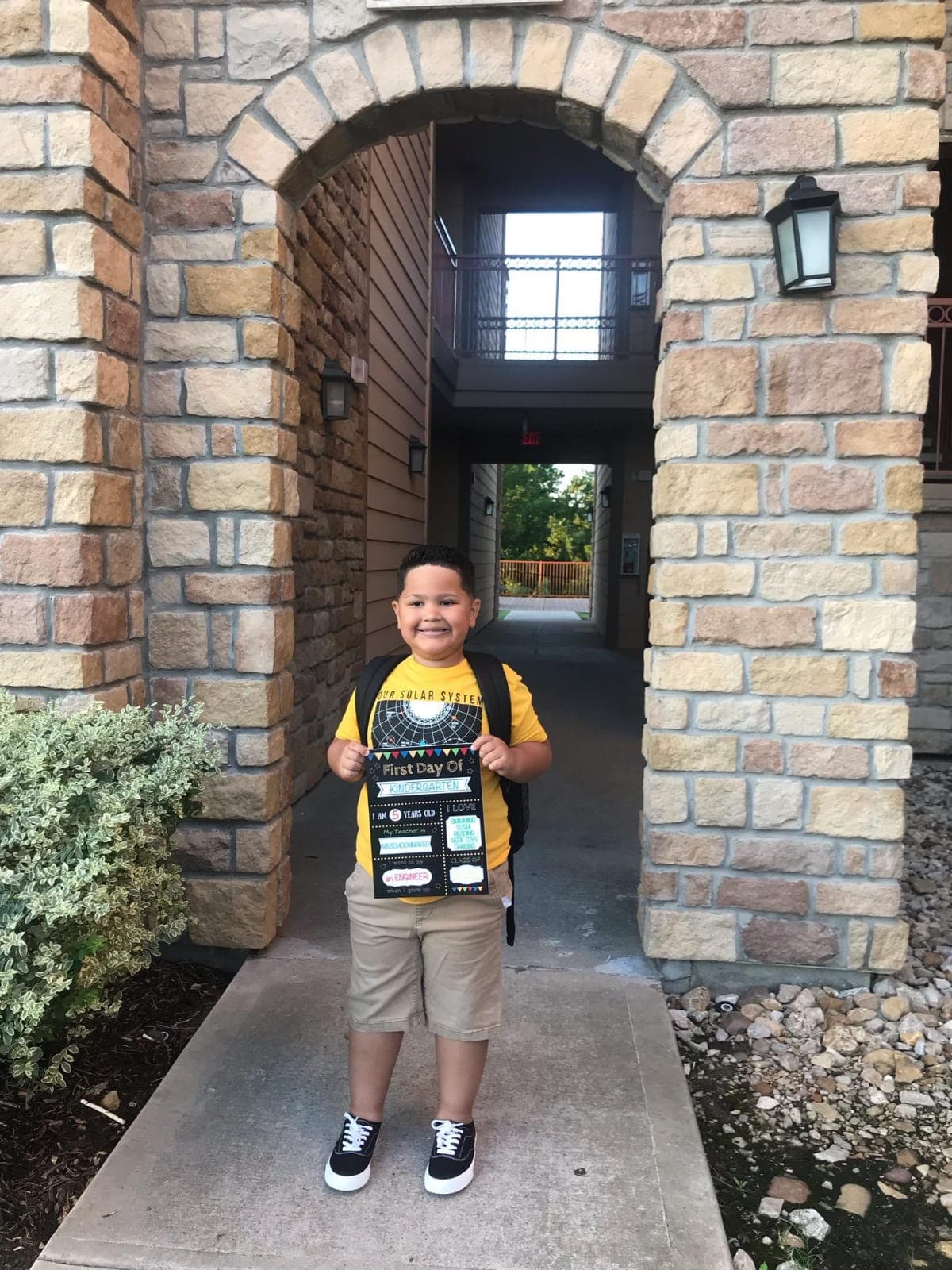 Alexander Guevara de 5 años.