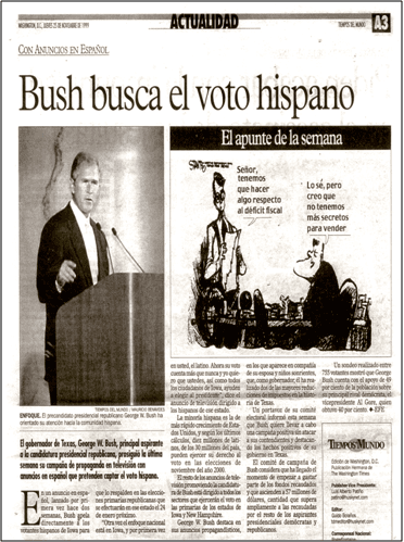 George W. Bush fue un modelo a seguir para los equipos de John McCain y Mitt Romney