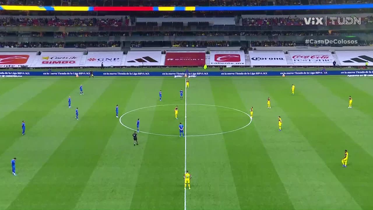¡Arranca el partido! América vs. Cruz Azul, en directo aquí