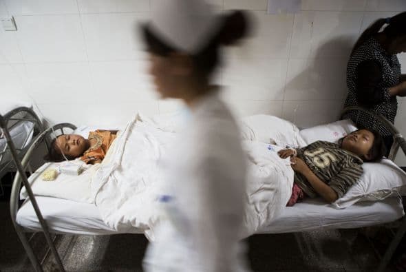 Pero también se registraron fallecidos en el condado vecino de Qiaojia y Huize.