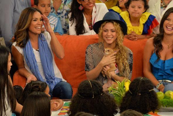 A Honey le encantaba interactuar con los famosos, como pasó con Shakira.