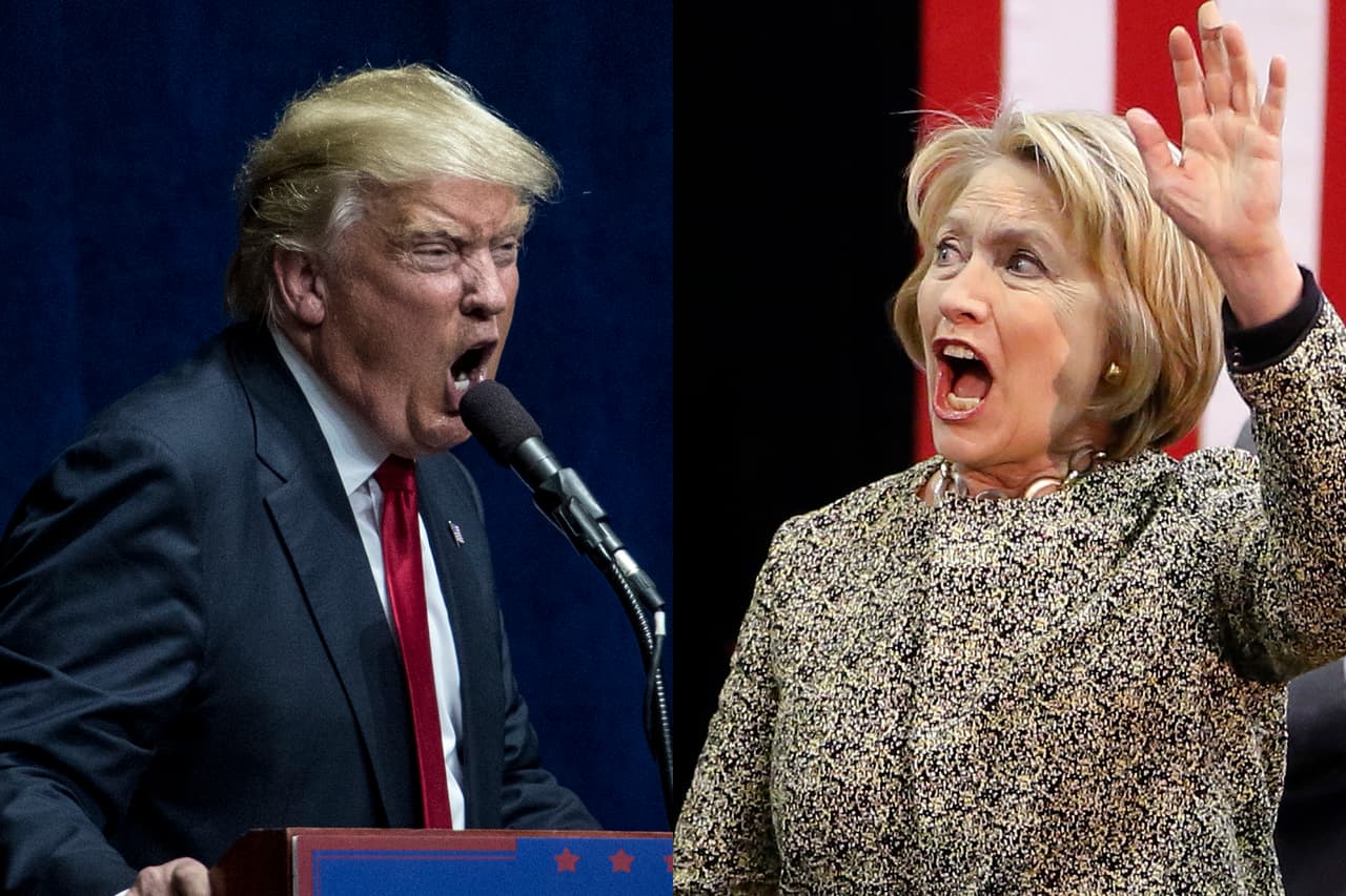 Así es la feroz guerra publicitaria entre Clinton y Trump