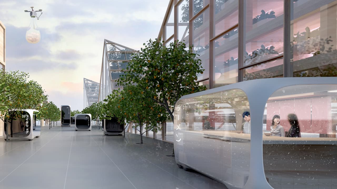 Personas, edificios y vehículos interconectados: la urbe futurista que comenzará a construirse en Japón (fotos)