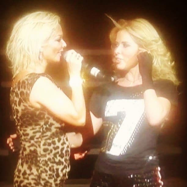 En Las Vegas, Nevada, Marisela compartió el escenario con la cantante Gloria Trevi.