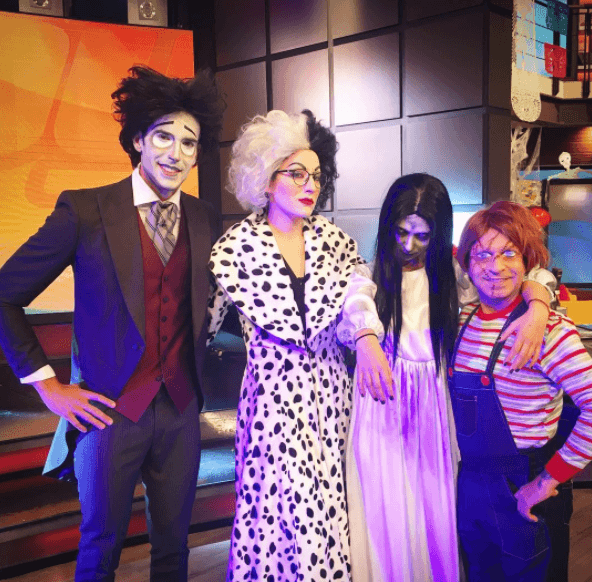 Los presentadores del programa 'Hoy' se convirtieron en legendarios personajes terroríficos.