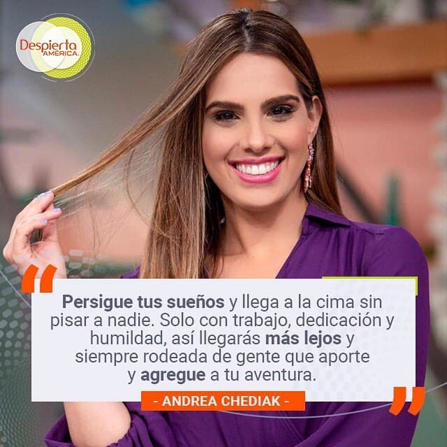 Andrea Chediak nos dice cuál es la que considera la mejor manera de perseguir nuestros sueños.