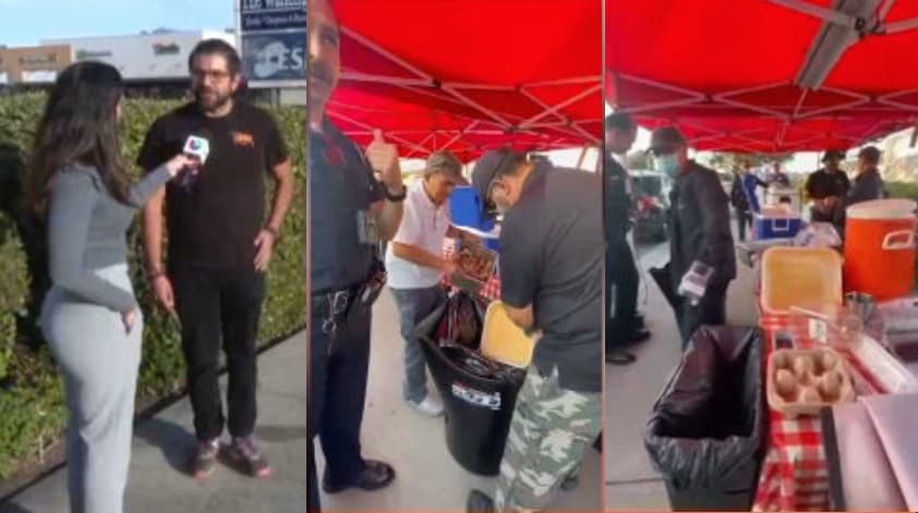 Autoridades tiran la comida de un vendedor ambulante en Northridge: perdió todo su sustento