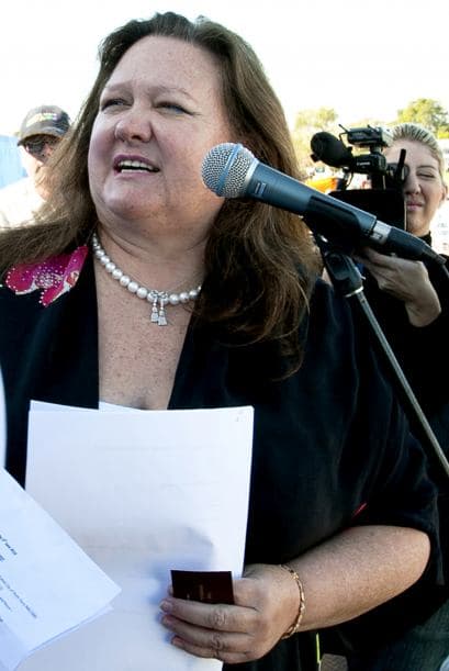 27.- GINA RINEHART: Es la presidenta ejecutiva de la empresa familiar Hancock Prospecting. A sus 60 años es una de las seis mujeres más ricas en el mundo.