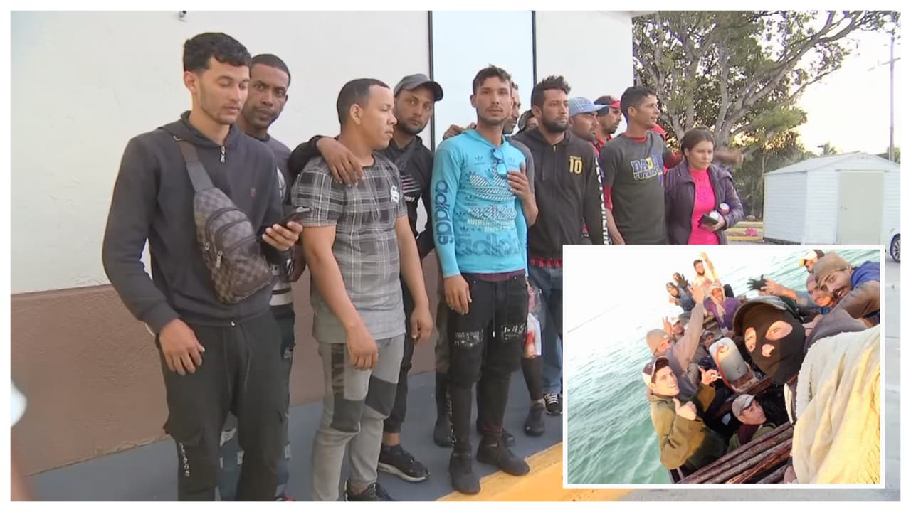 Balseros cubanos llegan a los Cayos tras más de 10 días a la deriva en el estrecho de Florida