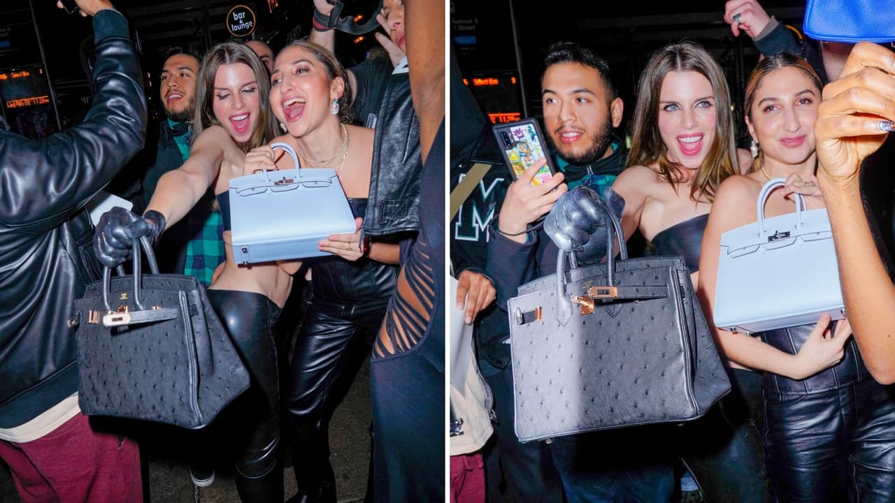 Kanye West le regaló bolsos Birkin a Julia Fox y sus amigas