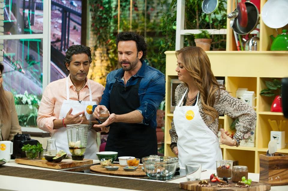 Y el Chef Oropeza enseñó a preparar un delicioso Mousse de chocolate ¡qué delicia!