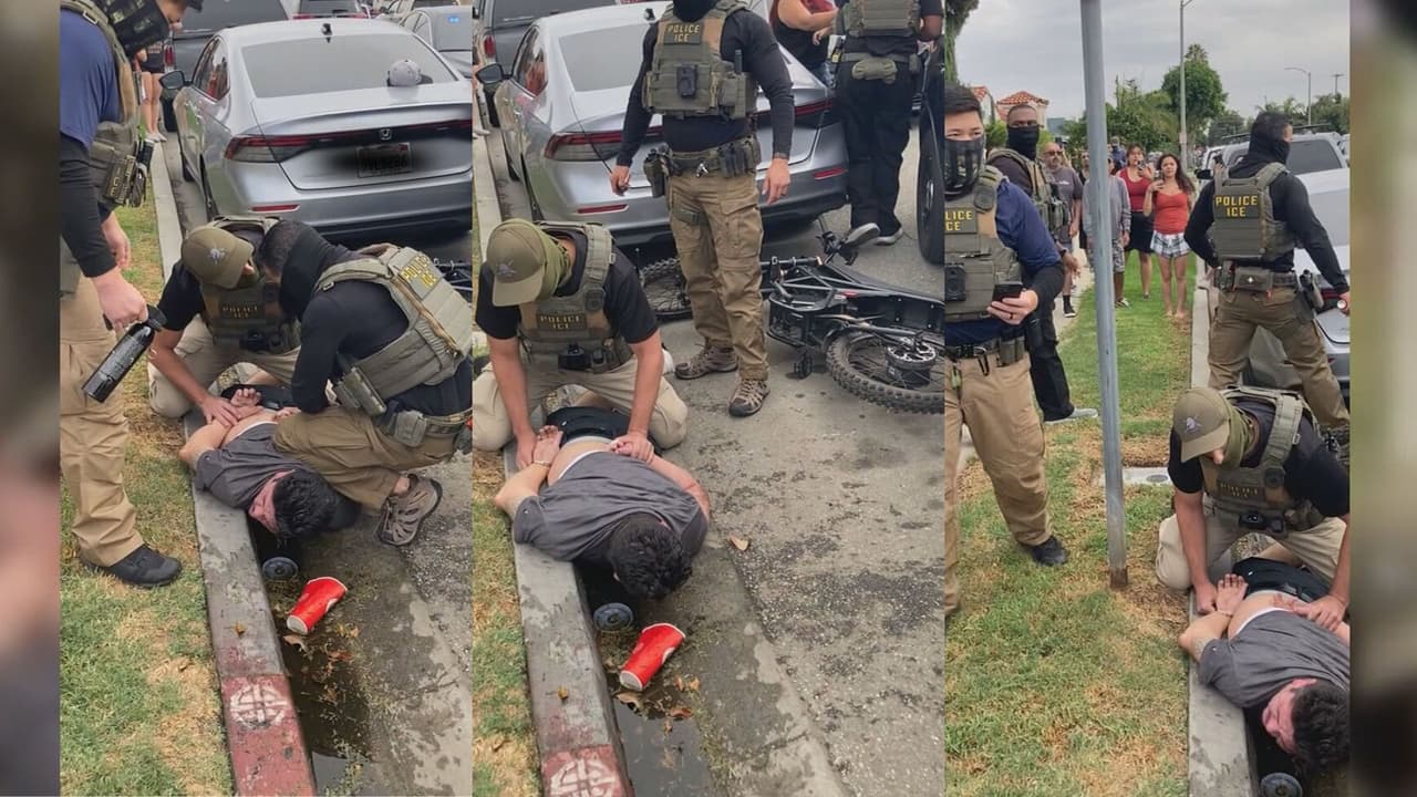 "Usaron la fuerza mínima": DHS sobre el hombre que terminó con fractura de brazo tras arresto de ICE