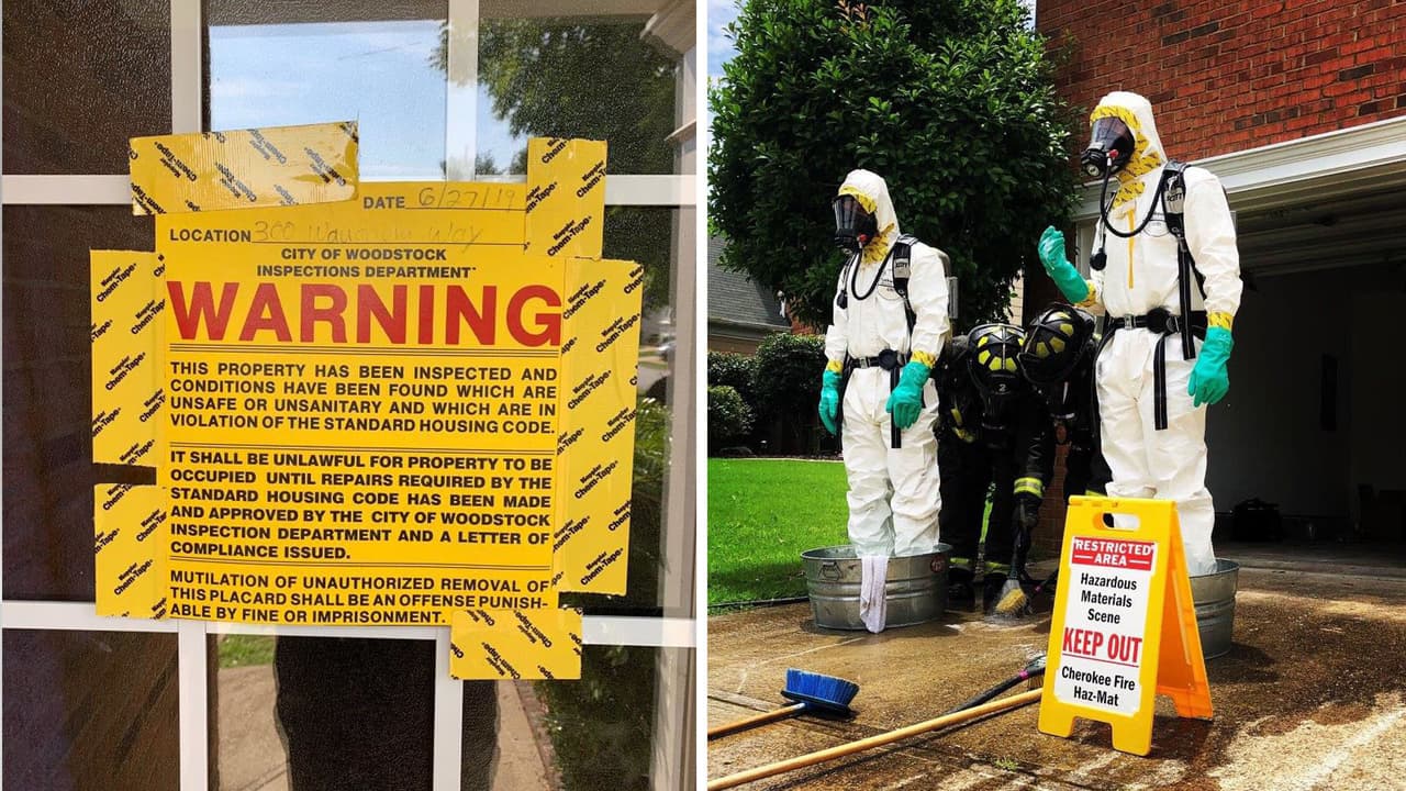 Tres personas fueron arrestadas luego de que autoridades desarticularan un laboratorio clandestino que procesaba droga este jueves por la tarde en Woodstock, Georgia.