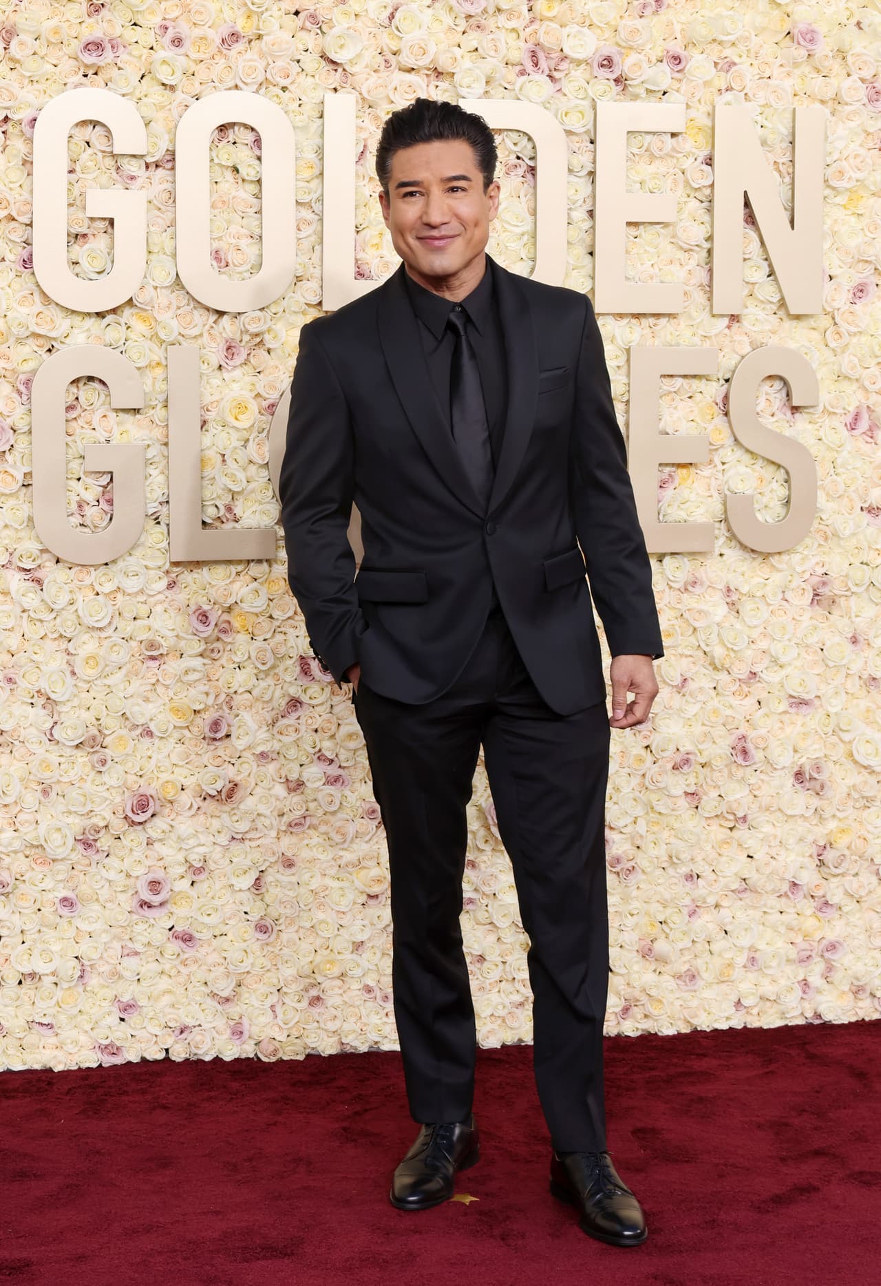 Mario López en los Golden Globes 2024.