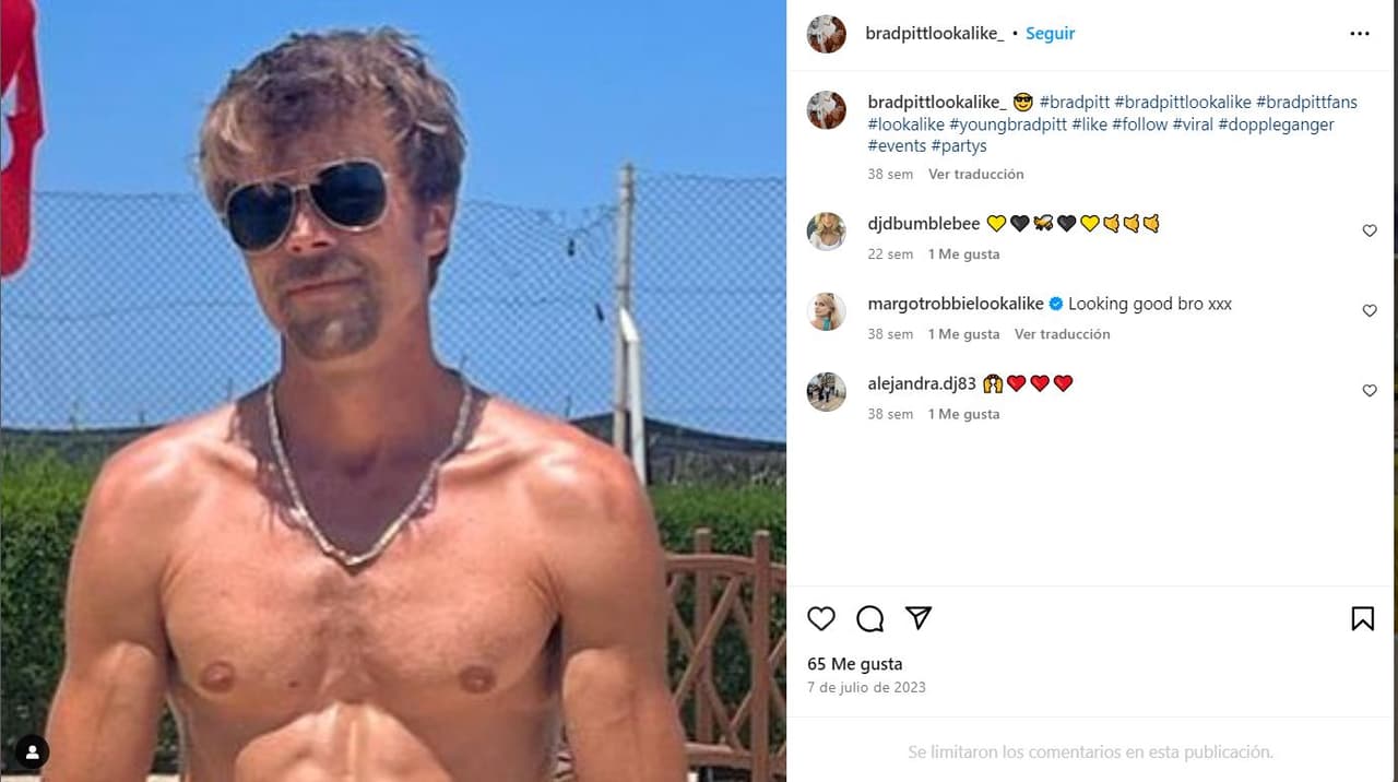 El doble de Brad Pitt