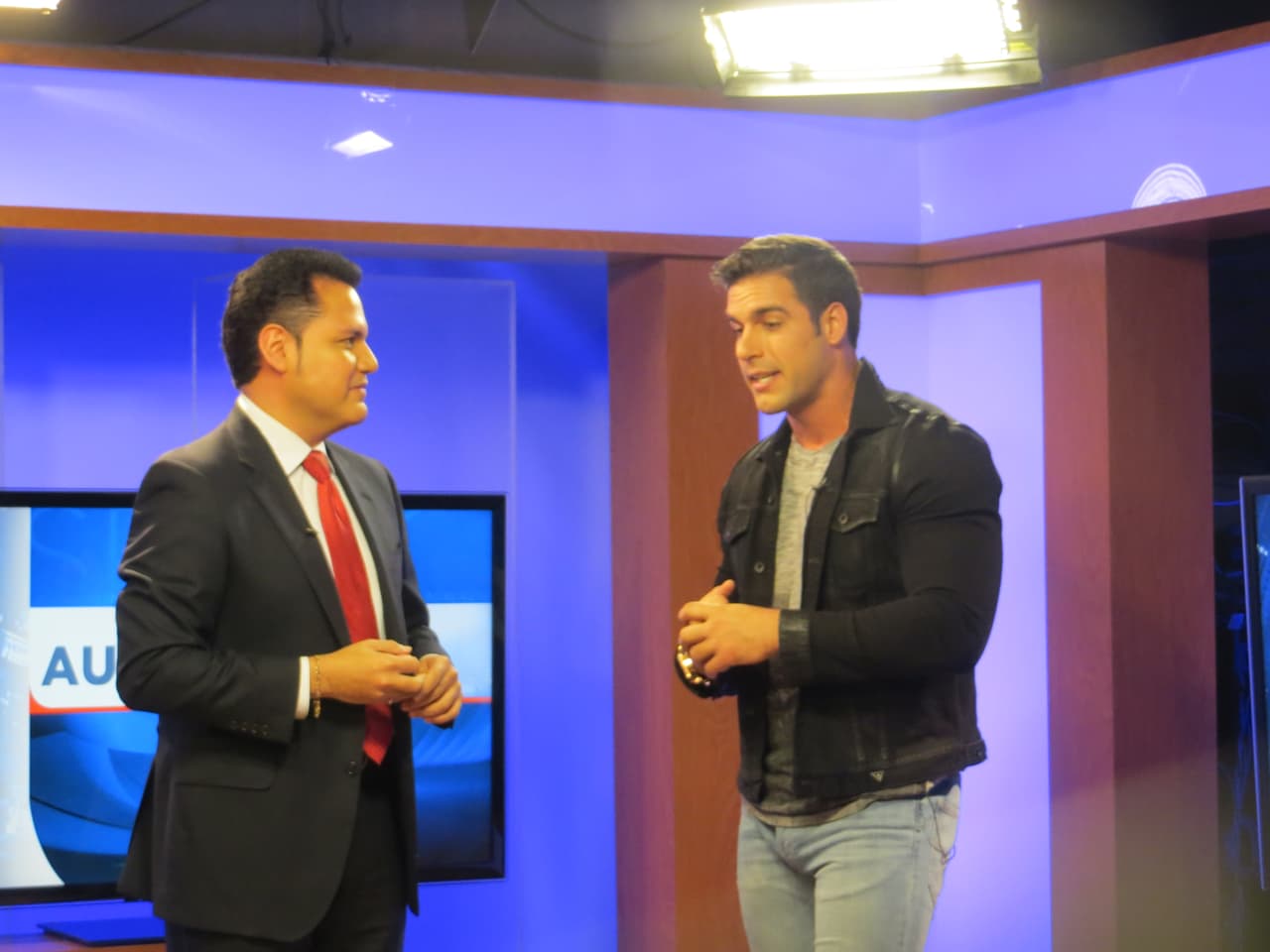 Y comentó que su papel le ha gustado mucho.