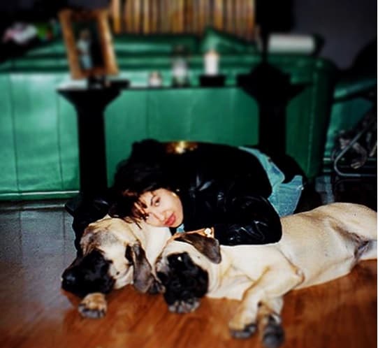 14. Amaba las mascotas y en una entrevista declaró que tenía dos perros y una serpiente pitón.