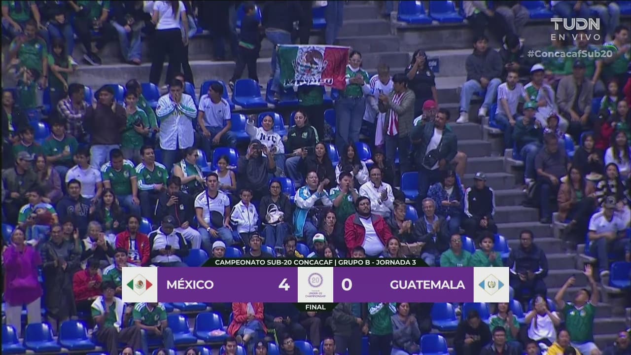 Resumen | México con paso perfecto en el Premundial Sub 20 de Concacaf
