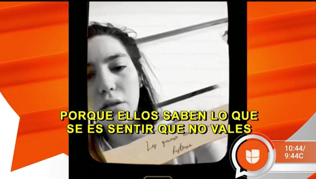 Mientras tanto, esta semana Frida Sofía compartió, a través de una historia de Instagram, un video en el que deja ver que próximamente 
<b><a href="https://www.univision.com/shows/despierta-america/un-dramatico-video-de-frida-sofia-anticipa-que-seguira-hablando-por-que-insiste-en-contar-su-historia-video" target="_blank">contará su lado de la verdad </a></b>en el pleito que desde hace meses tiene con su madre y el resto de su familia. 
<br>